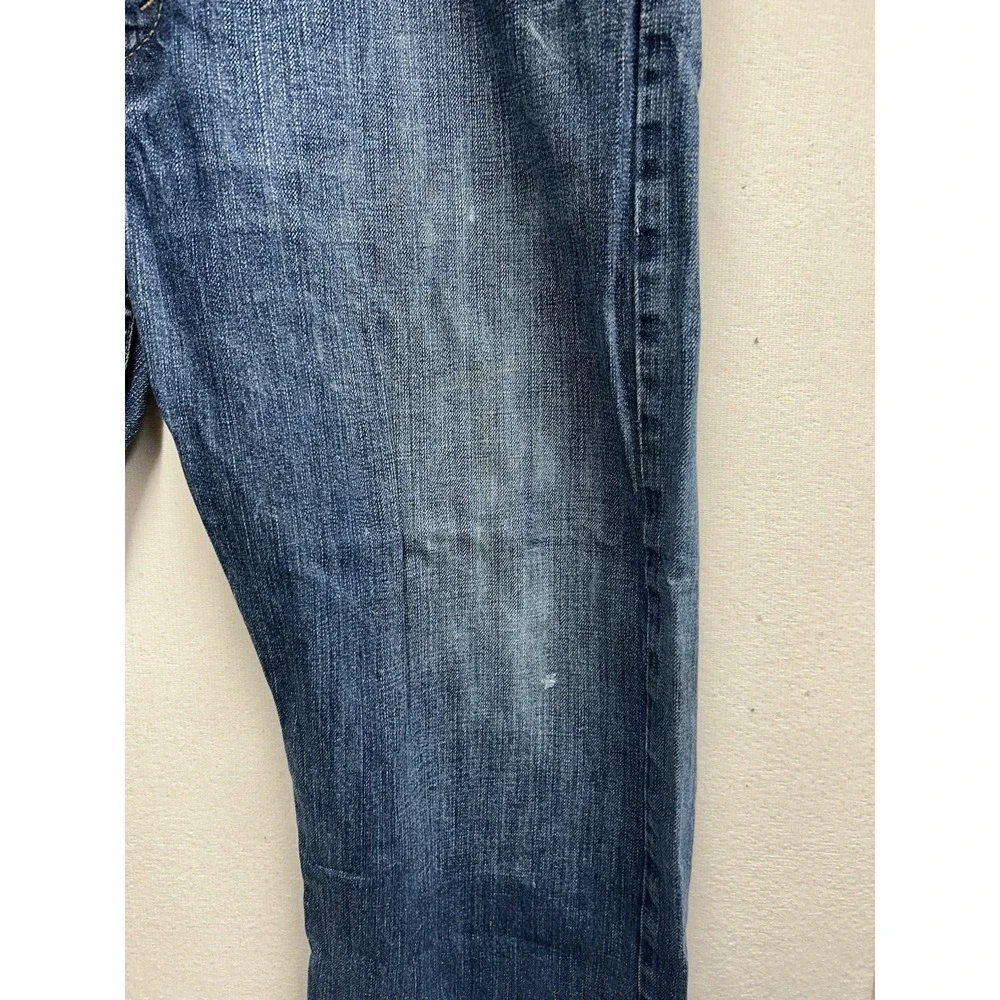 Y2K Levi's SilverTab True Boot Men's Blue Faded Distressed Denim Jeans 38x30